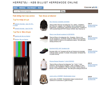Tablet Screenshot of herremode-online.dk